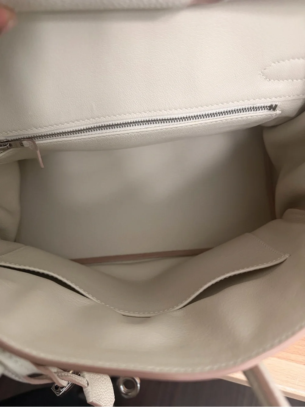 Birkin 30 Craie Togo PHW HANDMADE RETOURNE IMPORTED